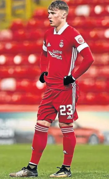  ??  ?? FREE AGENT: Dons teenage star Ethan Ross has snubbed a new deal at Pittodrie.