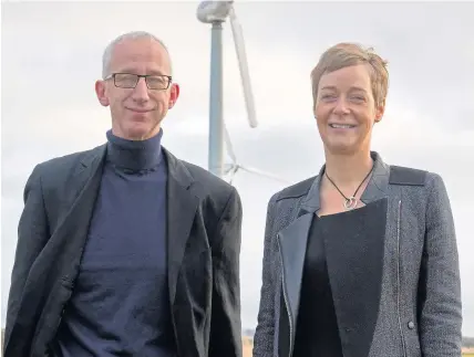  ?? People’s Energy ?? > People’s Energy co-founders David Pike and Karin Sode