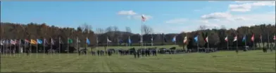  ??  ?? The 20th annual Veterans Day Ceremony is held at the Gerald B.H. Solomon Saratoga National Cemetery.