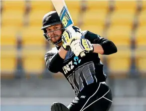  ?? GETTY IMAGES ?? Colin Munro, left, and Glenn Phillips will give the Black Caps firepower at the top of the order for their upcoming Twenty20 series.