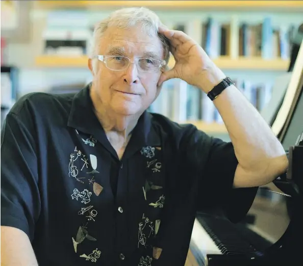  ?? JORDAN STRAUSS/THE ASSOCIATED PRESS/FILES ?? Randy Newman tackles climate change, politics and love on his latest album, Dark Matter.