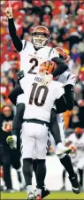  ?? AP ?? EVAN SENT: Bengals rookie kicker Evan McPherson is approachin­g NFL history.