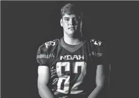  ?? Tulsa NOAH offensive lineman Ezra Ballinger is No. 28 on The Oklahoman’s Super 30 list of the state’s top recruits in the 2024 class. NATHAN J. FISH/THE OKLAHOMAN ??