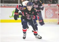  ?? TROY FLEECE ?? Pats captain Austin Pratt had two goals — plus another in the shootout — in a 6-5 win over the Red Deer Rebels on Saturday.