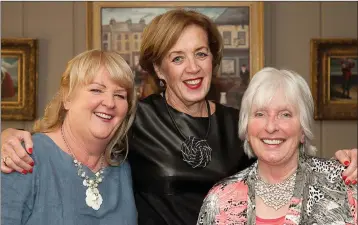  ??  ?? Pictured at the St Davids 40th reunion were organisers Mo O’Kelly, Teresa Mooney and Bernadette Stokes