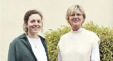  ?? BILD: Julia Dittmann ?? Isabel Rein (links) und Meike Plewa sind die Koordinato­rinnen von StoP.