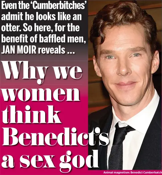  ??  ?? Animal magnetism: Benedict Cumberbatc­h