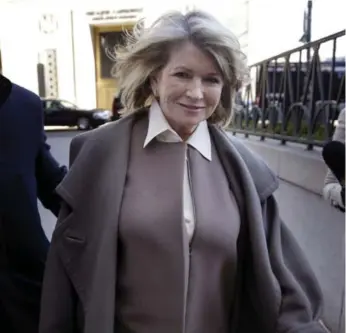  ?? SETH WENIG/THE ASSOCIATED PRESS ?? Martha Stewart has seen her company’s value erode thanks to media changes and personal issues.