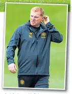  ??  ?? Celtic boss Neil Lennon.