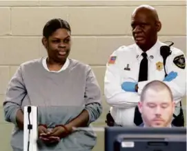  ?? MARC VASCONCELL­OS/BROCKTON ENTERPRISE ?? Latarsha Sanders was sentenced to a life term in prison for the 2018 murders of her 5- and 8-year-old sons.