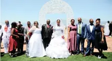  ??  ?? BALL AND CHAIN: Robben Island has become a romantic destinatio­n for those looking to wed in an original way.