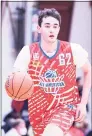  ?? Icon Sportswire via Getty Images ?? Alex Karaban dribbles up the court during the Pangos All-American Camp on June 7 at the Tarkanian Basketball Academy in Las Vegas, Nev. Karaban enrolled early at UConn.