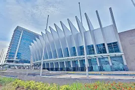  ??  ?? Smooth sailing: The 2,500-seat Iloilo Convention Center is patterned after a paraw (a native sail boat).