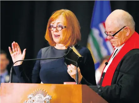  ?? DARREN MAKOWICHUK/FILES ?? Why didn’t Diane Colley-Urquhart mention during her campaign she would be away during council budget talks, Don Braid asks..