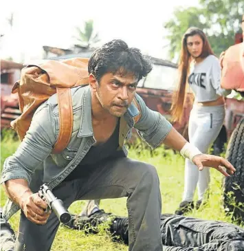  ??  ?? HEROIC: Arjun takes on India’s schooling system in ‘Jai Hind 2’