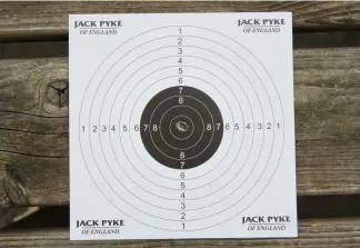  ??  ?? A few simple changes can bring a dramatic improvemen­t to an air rifle’s grouping