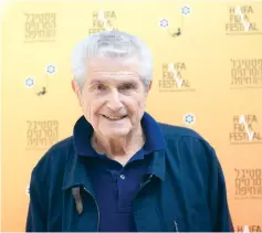  ?? (Ziv Amar) ?? CLAUDE LELOUCH at the Haifa Film Festival.