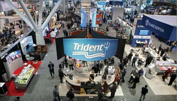  ?? ?? Seafood Expo North America will be bringing more than 20,000 people in the seafood industry to the Boston Convention and Exhibition Center this weekend.