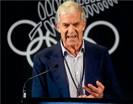  ??  ?? IOC member Barry Maister says golf risks exclusion from the Olympics without its best players.