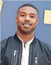  ?? [PHOTO BY JORDAN STRAUSS, INVISION/AP] ?? Michael B. Jordan arrives Saturday at the MTV Movie and TV Awards in Santa Monica, California. Jordan returns as Adonis Creed, son of Apollo Creed in the film, “Creed II,” in theaters on Nov. 21.