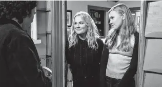  ?? Netflix ?? Amy Poehler and Hadley Robinson play mother and daughter in the Netflix dramedy “Moxie.”