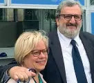  ??  ?? L’assessora Capone e il presidente Emiliano