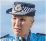  ??  ?? Police Commission­er Katarina Carroll.