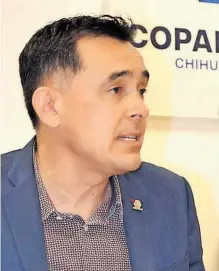  ?? ARCHIVO EL HERALDO DE CHIHUAHUA ?? Salvador Carrejo
Orozco,, presidente de Coparmex