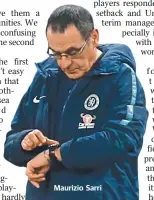  ??  ?? Maurizio Sarri