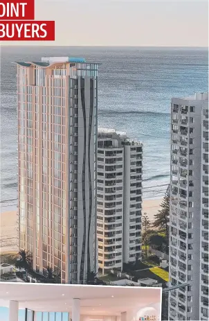  ?? ?? A Sydney developer is hoping to build this $170m Aspire tower on a $19m Surfers Paradise oceanfront site.