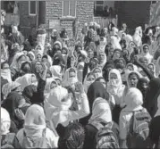  ?? AFP FILE PHOTO ?? Kashmiri students during a protest in a college in Srinagar on Monday.