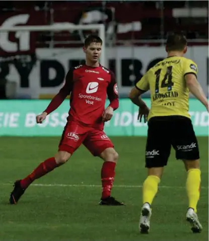  ??  ?? IMPONERTE: Christian Eggen Rismark var blant banens beste i Brann-debuten.