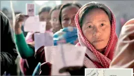  ??  ?? Manipur was the first of five Indian states to hold elections which will be spread over the next few weeks-bbc