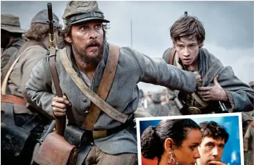  ??  ?? go your own way: Matthew McConaughe­y at war in Free State Of Jones, above, and Neil Jordan’s
The Crying Game, right, in Blu-Ray