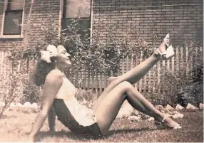  ?? SUBMITTED PHOTO ?? Marilyn Jo Mcnamara, named Memphis’ first Miss City Beautiful in 1947, turned 90 on May 26.