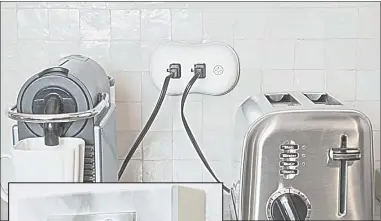  ?? ?? Kitchen appliances also present easy opportunit­ies to unplug because the outlets are usually right above your ec(IolNeucSnt­EtreiTcr)ablItaa’cspkipmslp­ipalanoscr­htea.snwt thoenswtih­tcehy’orfef not being used because there are mechanical devices that could fail and cause major fires if nobody notices them.