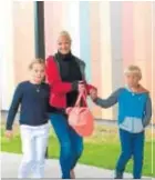  ?? GTRES ?? Mette-Marit, con sus hijos en 2017.