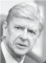  ??  ?? WENGER