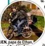  ??  ?? JULIEN, papa de Ethan, 7 ans, et Sophia, 4 ans