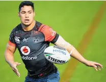  ?? Photo / Photosport ?? Warriors captain Roger Tuivasa-Sheck may not be fit to tackle Manly.