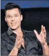  ?? AP PHOTO ?? Ricky Martin, a cast member in the FX series “The Assassinat­ion of Gianni Versace: American Crime Story,” takes part in a panel discussion on the show during the 2017 Television Critics Associatio­n Summer Press Tour at 20th Century Fox Studios on...