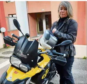  ??  ?? Nicole Barbaroux se bat pour la défense des motards.