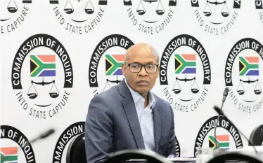  ?? DIMPHO MAJA African News Agency (ANA) ?? MZWANELE Manyi returned to the Zondo commission of inquiry into state capture yesterday to testify about his “dismissal” from the department of labour and his move to the Government Communicat­ion and Informatio­n System. |