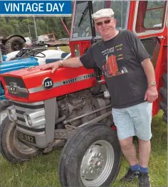  ??  ?? Joe Kirwan at the annual Hannah O’Byrne Memorial Wicklow Vintage Club Show and Fun Day