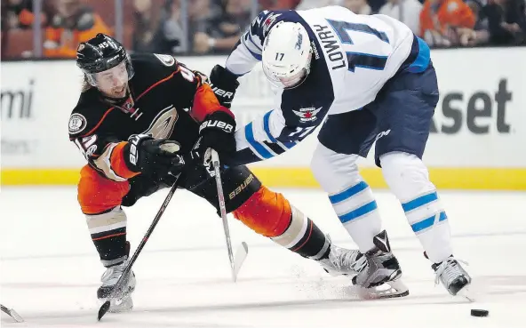  ?? THE CANADIAN PRESS ?? Anaheim Ducks defenceman Sami Vatanen, left, is one of the high-profile players available during the expansion draft.