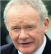  ??  ?? CALMING Martin McGuinness