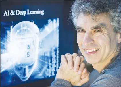  ?? CP PHOTO ?? Computer Science professor Yoshua Bengio poses at his home in Montreal on Nov. 19, 2016.