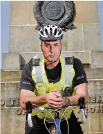  ??  ?? All set PC Arnott will join the cycle event.