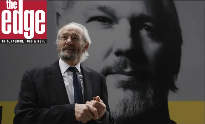  ?? KIRSTY WIGGLESWOR­TH — THE ASSOCIATED PRESS ?? John Shipton’s years-long battle to free his son, Wikileaks publisher Julian Assange, from prison is the subject of the documentar­y “ITHAKA.”