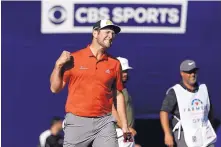  ?? GREGORY BULL/AP FILE ?? Jon Rahm has three victories worldwide in his 18 months as a profession­al. He also has a degree in communicat­ions from Arizona State.